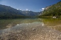 Lake Bohinj from RibÃÂev Laz